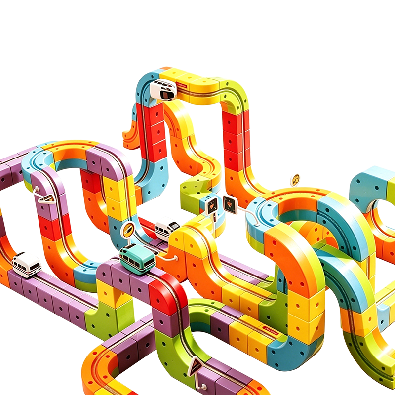 Science Monster Anti-Gravity Non-Magnetic Magnetic Building Blocks Track Train Toy Boys Birthday Children's Day Gift