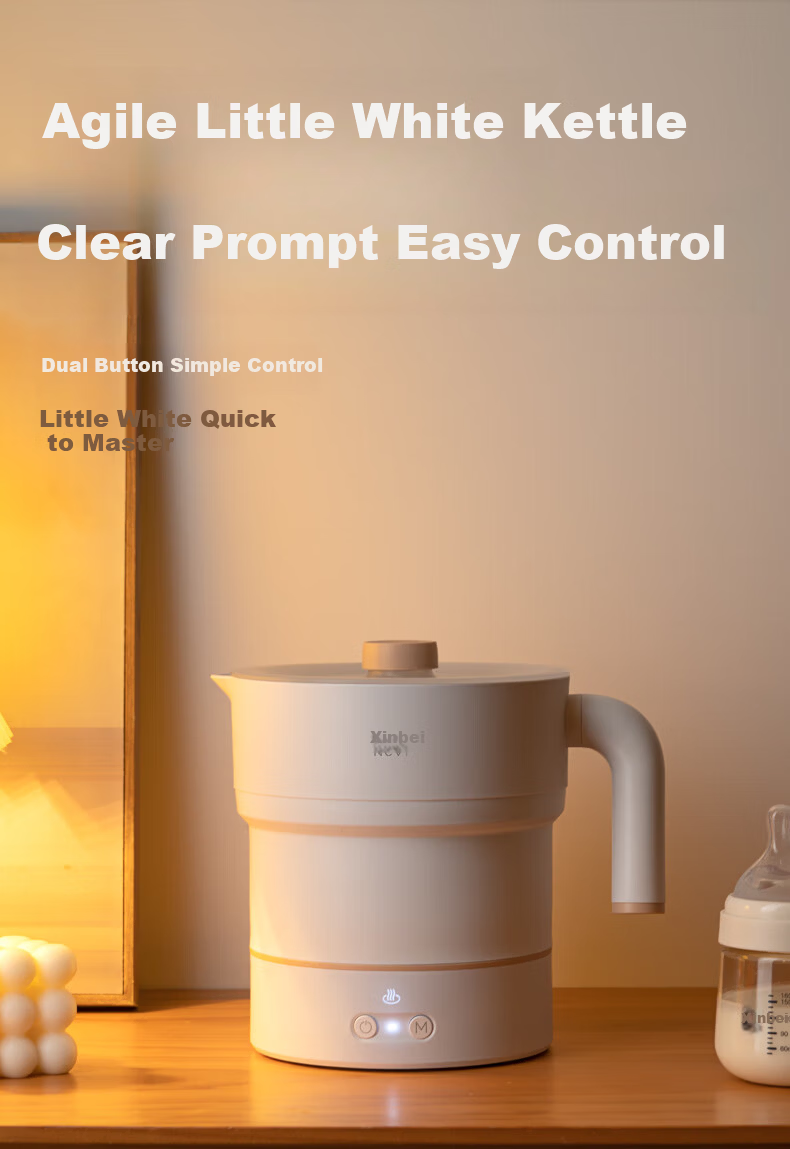 Xinbei Thermostatic Kettle Portable Foldable Baby Milk Warmer Milk Temperature Controller Water Boiler Health Kettle 4