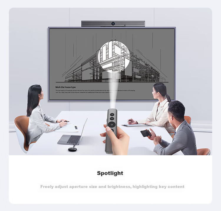 Haoli Video Conference Camera All-in-One Microphone 4K Ultra HD Digital Zoom Conference Room Camera Built-in Meeting System HB-100 20