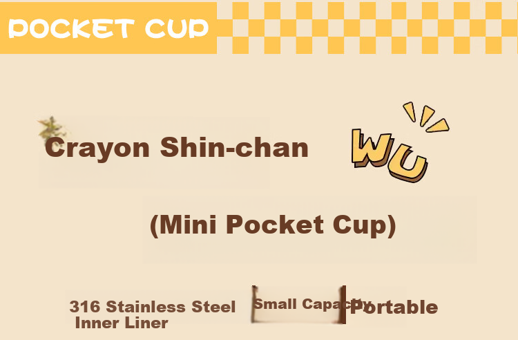 Crayon Shin-chan Insulated Water Bottle for Women 2026 New High-Value Pocket Cup Student School Portable Cup 5