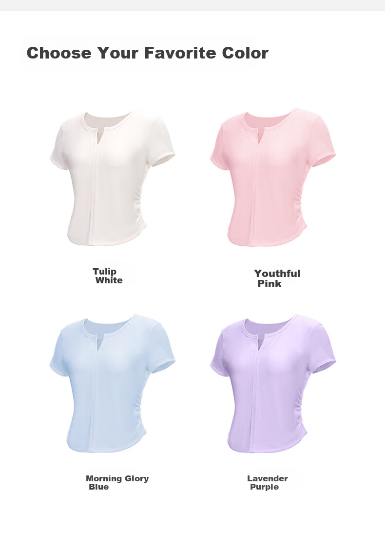 CAMEL Women's Ice Cooling Sports T-Shirt Quick-Dry Breathable Casual Short Sleeve Top Y26BAVLZ013 Morning Glory Blue S 11