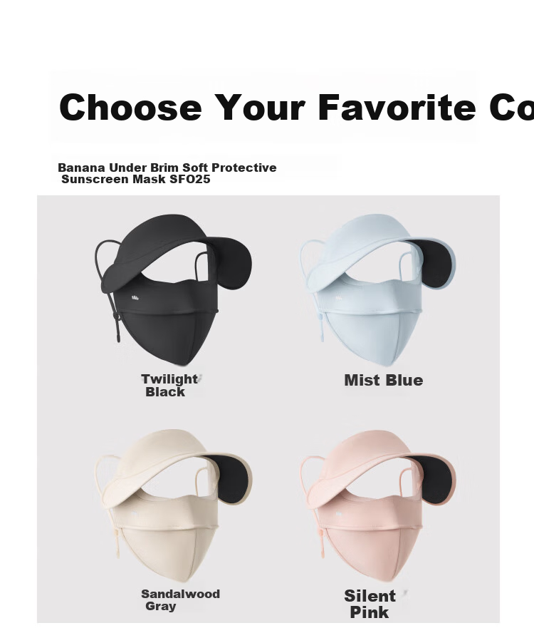 Beneunder Women's Windproof Face Mask Winter Sun Protection Cycling Face Cover High-Value Anti-Dryness Mask 15