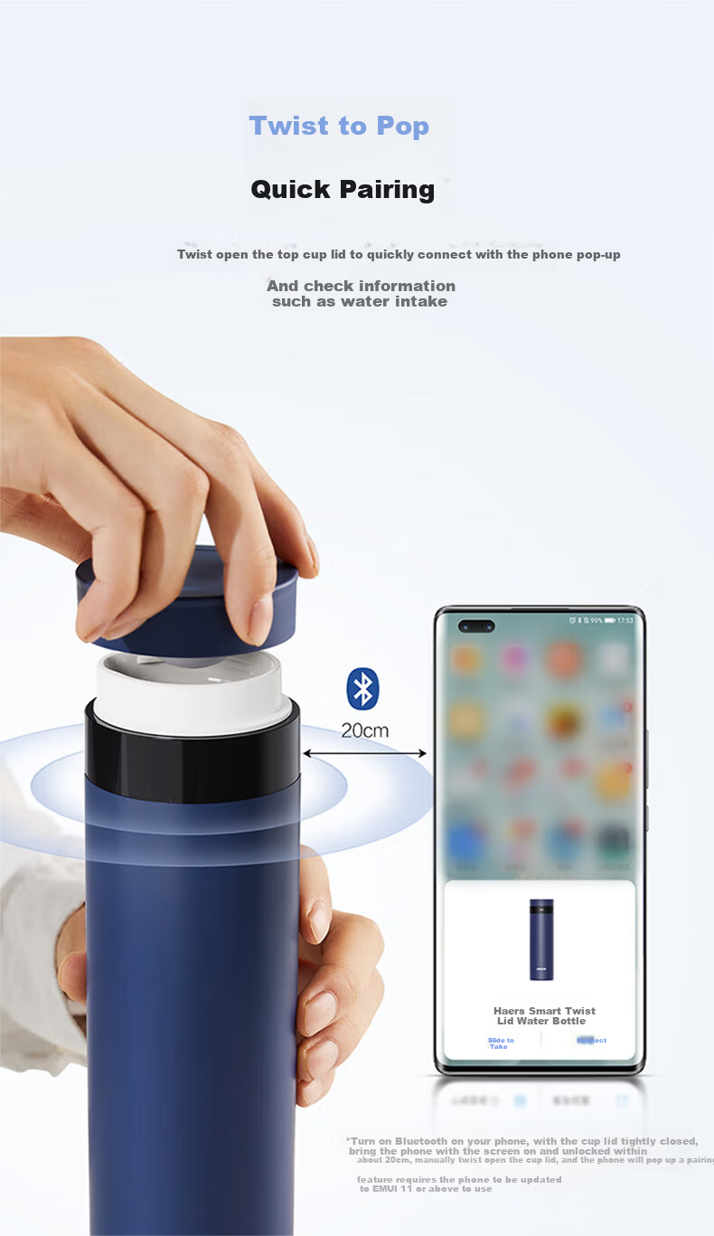 Hongmeng Smart Choice Haers Tea Separation Insulated Cup Compatible with Huawei Smart Life Star Flash Tea Brewing Cup 520 Gift for Men and Women 7