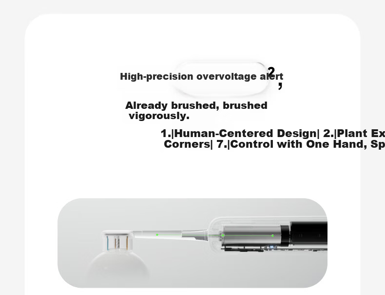 Laifen Second Generation Electric Sonic Toothbrush i2 Aluminum Alloy Edition Laifen Cleaning Gum Care Adult Toothbrush Upgraded Personalized Silver Birthday Edition 7