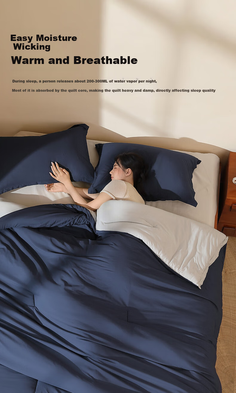 Mercury Home Textile Spring and Autumn Quilt A-Class Washable No Duvet Cover Needed High-End Quick Warmth Temperature Control Lazy Quilt 200*230cm 5