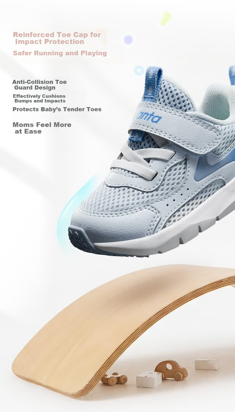 ANTA Toddler Walking Shoes Summer Breathable Mesh Infant Baby Boys Girls Soft Sole Sports Shoes A12620034 7