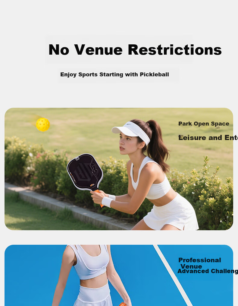 40,000 Kilometers Pickleball Paddle Set Fiberglass Single Paddle PP Honeycomb Core Durable Beginner Practice Paddle Red Feather 9