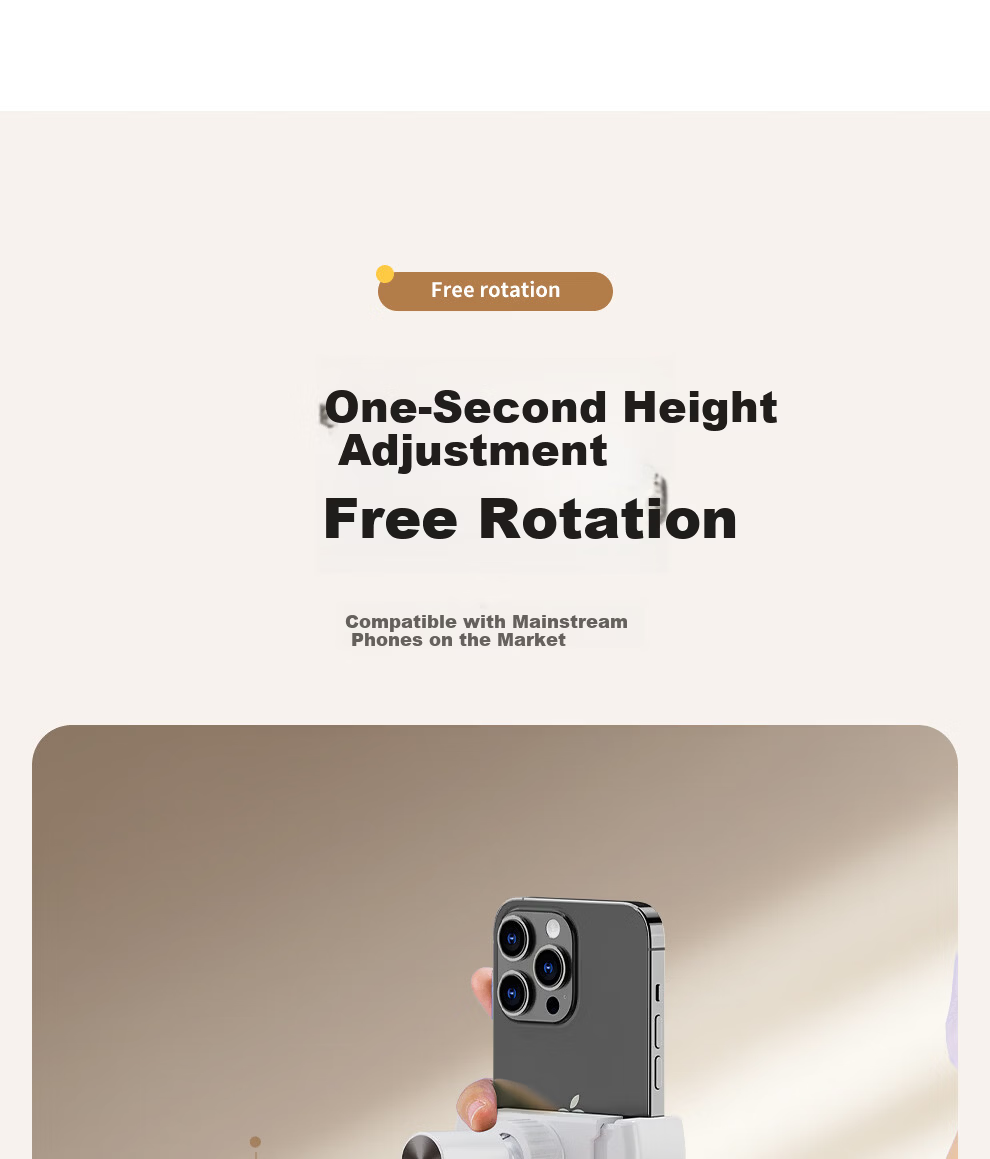 Meiyibo Mobile Phone Holder Desktop Live Streaming Stand 360° Rotatable Adjustable Lazy Bracket for Watching TV, TikTok Videos, Online Classes 7