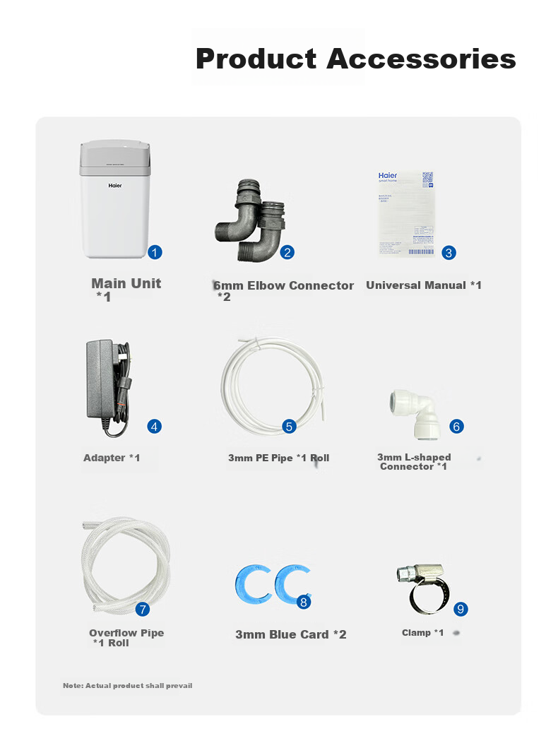 Haier ZhiMei PRO Household Central Water Softener 1.3T High Flow Under-Sink Compact Whole House Water Purifier Softener Scale Removal (Upgraded Rohm and Haas) 11