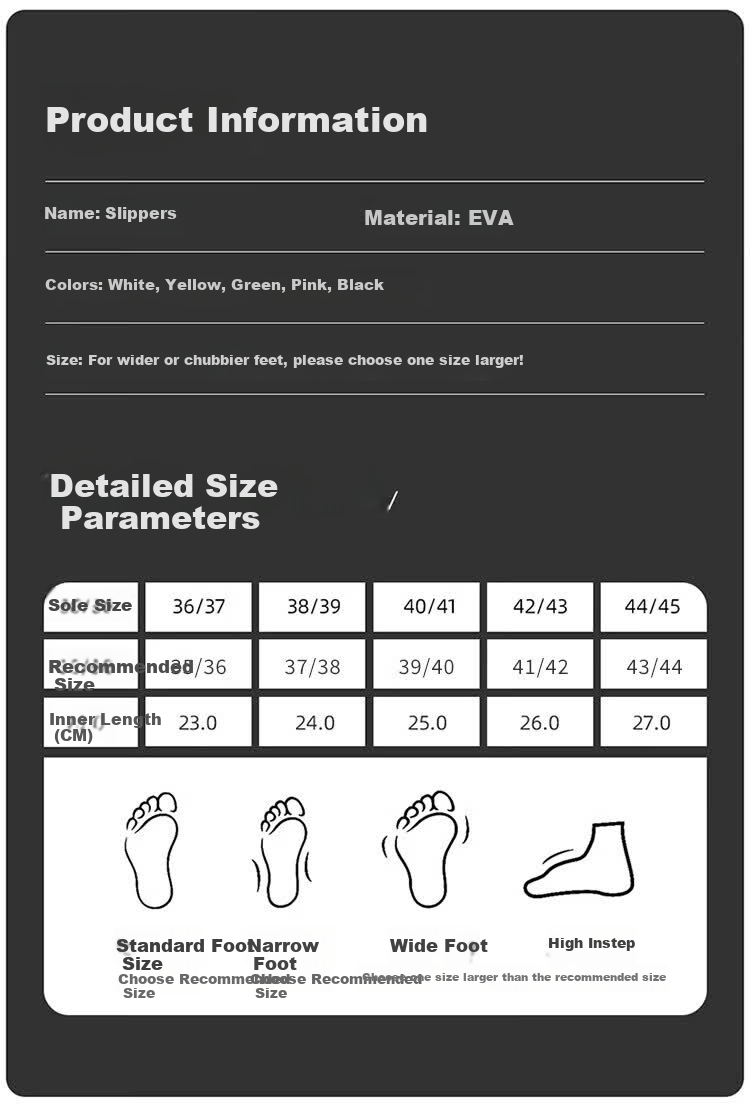 Qiumuxi Thick Sole Slippers Men Outdoor Non-Slip EVA Soft Comfortable High-Value Outdoor Couple Women's Sandals 3