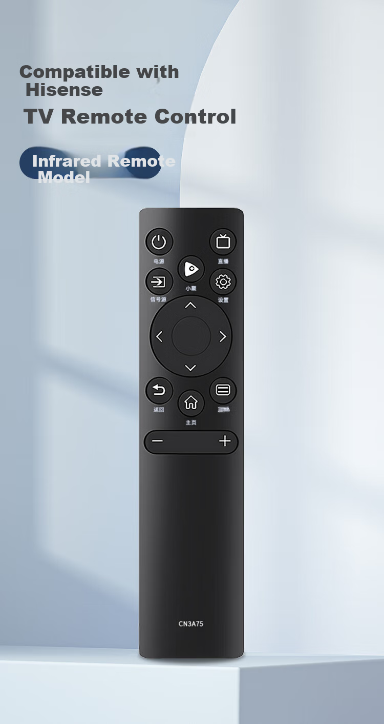 Xinyingzhi Compatible Hisense TV Remote Control Universal HZ55E3D 43A3F 50A52E 75A55E HZ75A HISENSE Infrared Remote with Handada Batteries Included 1