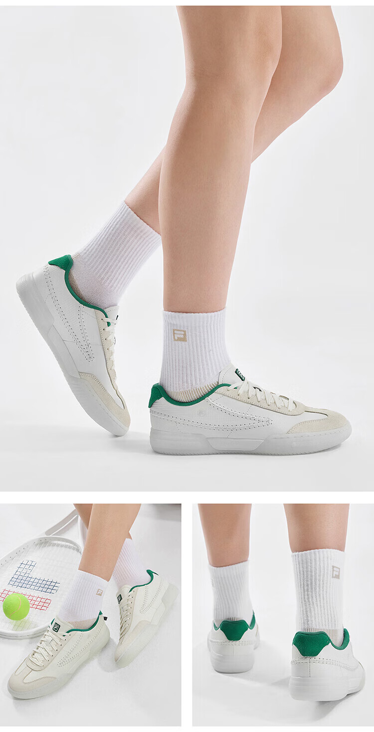 FILA Official Sun Qiantong TIFO FX Tennis Lifestyle Sneakers Thin Sole Casual Sports White Shoes 8