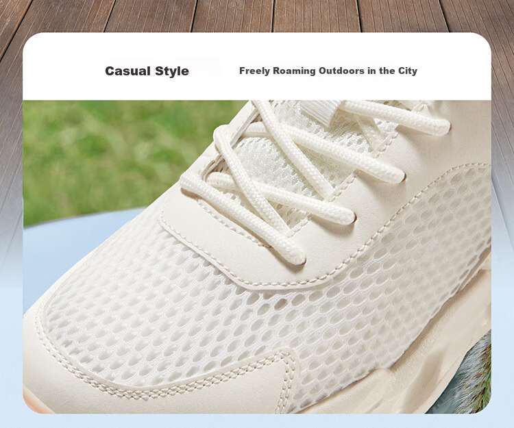 CAMEL Outdoor Breathable Casual Shoes Unisex Non-Slip Sports Running Hollow Shoes F13M303020 6