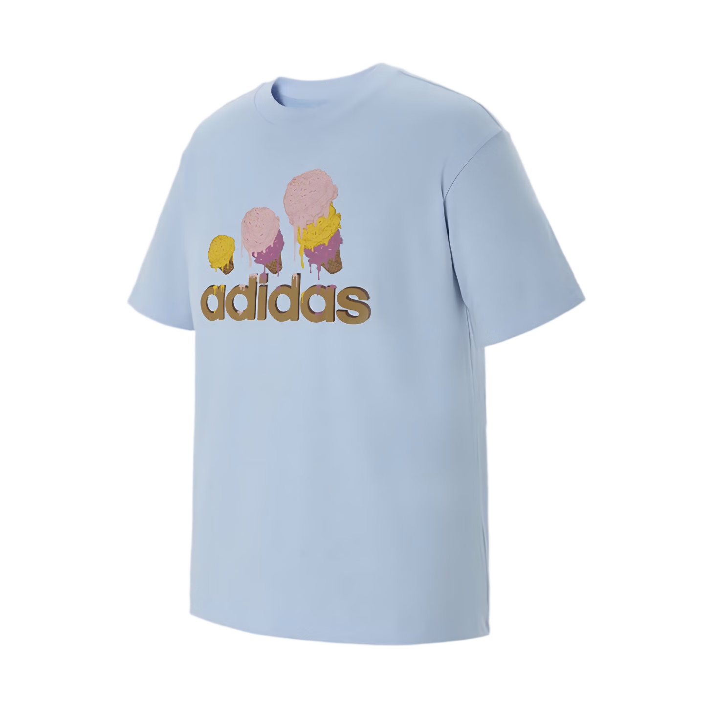 Adidas Men's Short Sleeve T-Shirt Summer Casual Sports Running Outdoor Fitness Top IW3363 M
