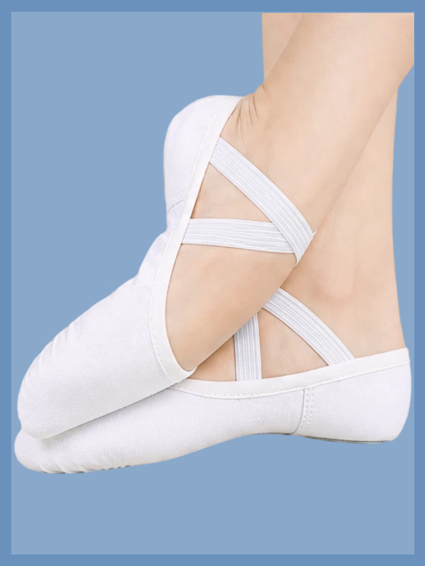 COOTYMAX Children's Dance Shoes White Girls Soft Sole Practice Shoes Chinese Dance Adult Ballet Cat Paw Shoes Dancing Body Shoes 9