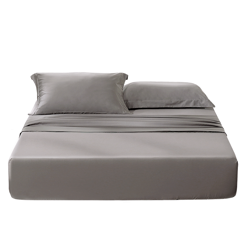 FUANNA Bedding Fitted Sheet Single Piece, 60-Count Long-Staple Cotton Antibacterial Bed Sheet, Pure Cotton Non-Slip Dirt-Proof Bed Cover for 1.2-Meter Bed