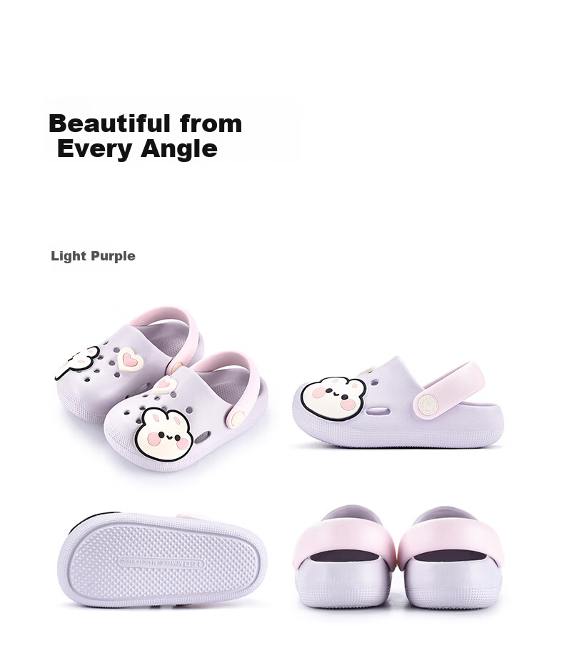 Cheerful Mario Kids Cartoon Cute Slippers Boys Summer Clogs for 2-3 Year Old Toddlers Beach Outdoor Sandals 5