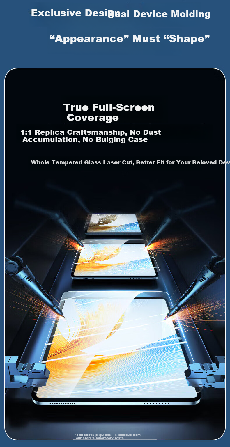 CoolerFang Tempered Glass Screen Protector for Honor MagicPad 3 12.5-inch Tablet 2025 Full Coverage Ultra-Thin HD Anti-Explosion Anti-Fingerprint Film 5