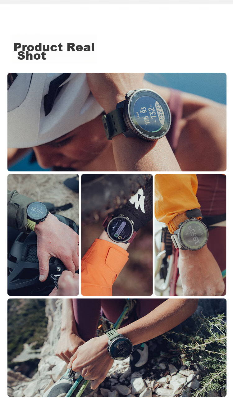 SUUNTO Vertical Outdoor Adventure Watch, GPS Positioning, Heart Rate And Blood Oxygen Monitoring, Smart Sports Watch, Birthday Gift, Sand White 14