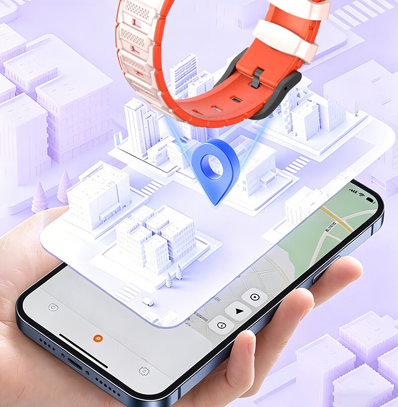 HAOXUEXI Smart Kids Phone Watch 5G Full Network Positioning Flip Waterproof WeChat for Boys and Girls Elementary and Middle School 3