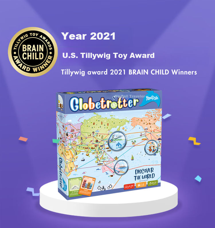 Yaofish Children's Board Game, Parent-Child Family Game for Primary And Secondary School Students, Boys And Girls, Children's Gift Toy, Shanhai Zai Li 1