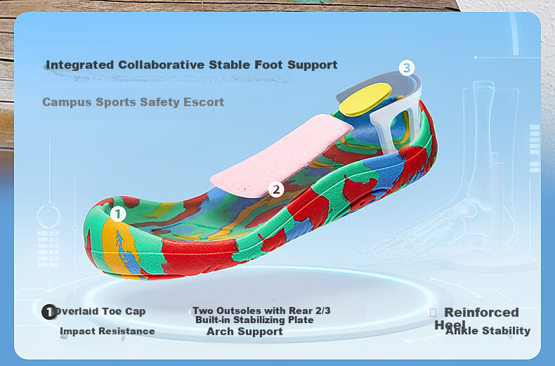 Ginoble 2026 Summer Kindergarten Shoes Super Protective Shoes for Boys and Girls Ages 1-5 GW1891 7