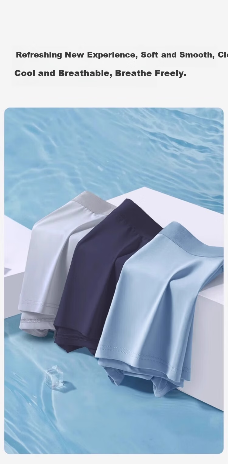 Dr. Chu Disposable Men's Ice Silk Seamless Sterilized Boxer Shorts Large Size Breathable Travel Wash-Free Daily Portable 7