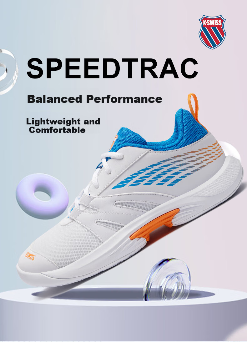 K·SWISS Kids Breathable Durable Stable Professional Casual Children's Tennis Shoes 87392-107-M 37.5 1