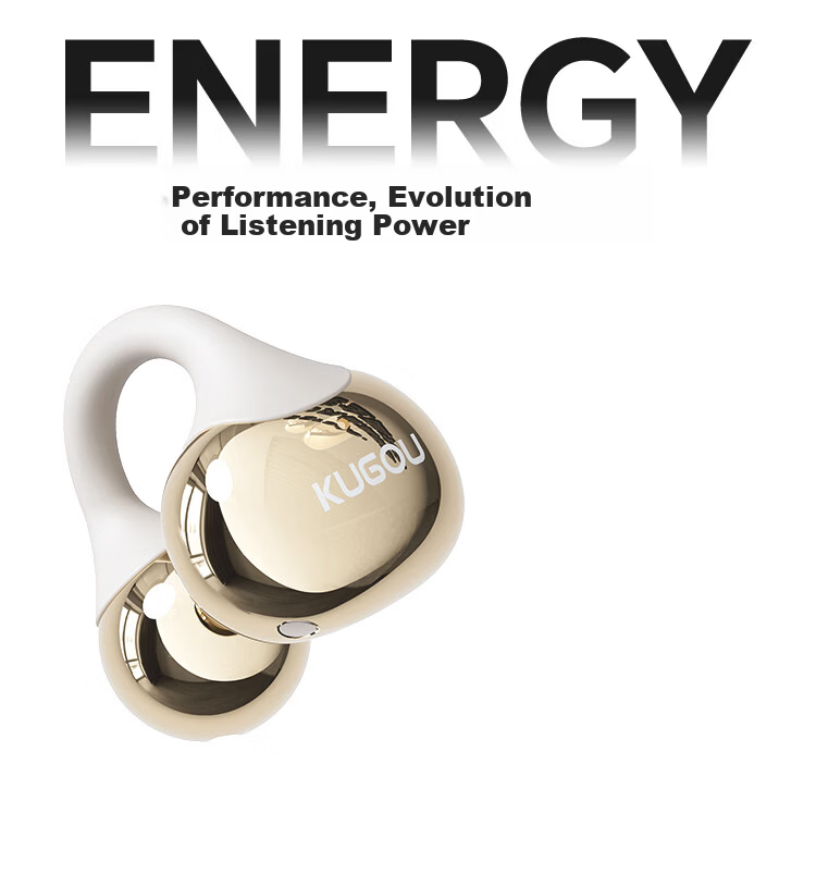 KUGOU 6.0 Bluetooth Earclip Wireless Earphones Open Bone Conduction Sports Running Music Gaming Long Battery Life Compatible with Huawei Apple Nova320 21