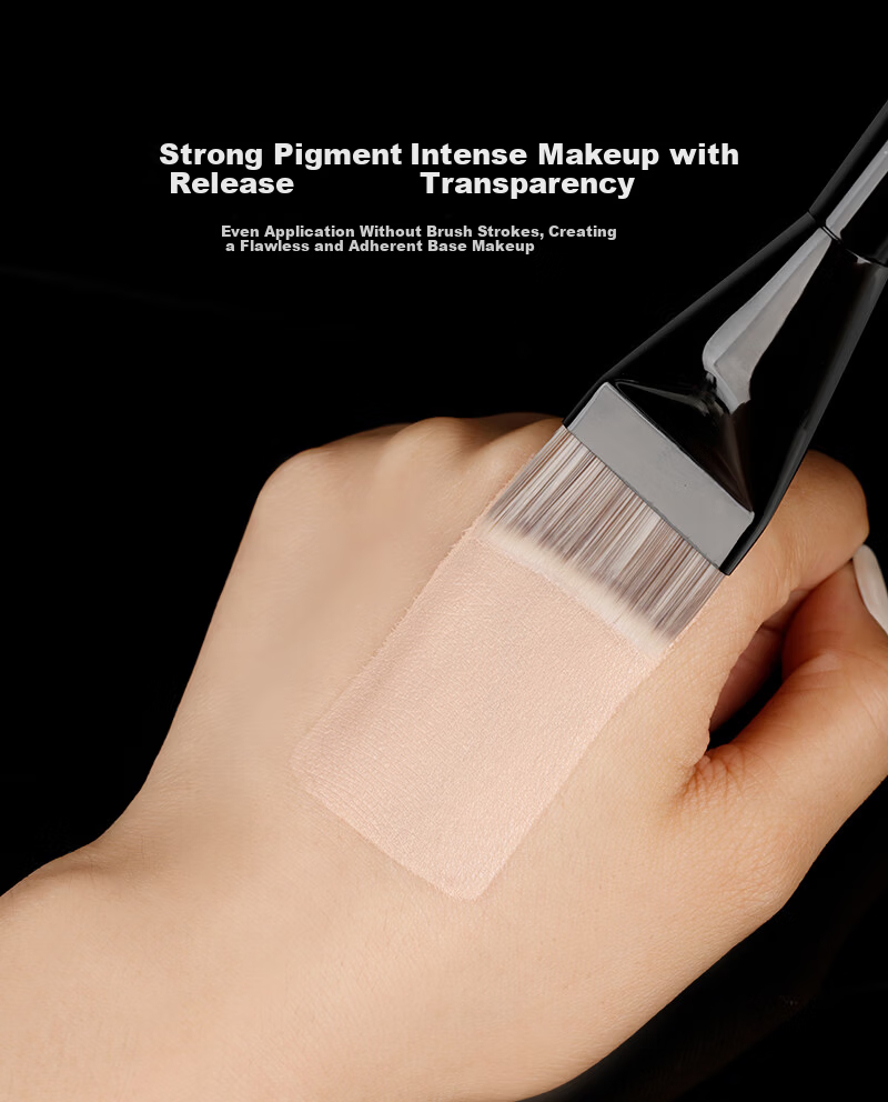 LADES V2 Crescent Blade Foundation Brush Makeup Brush Facial Mask Brush Single Beauty Tool 9