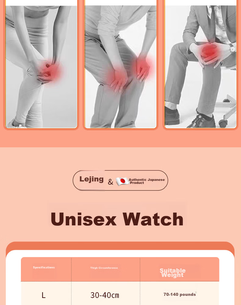 Lejing Japanese Graphene Knee Brace for Warmth And Heating, Suitable for Cold Legs, Arthritis, Synovitis, Elderly Men And Wome 3