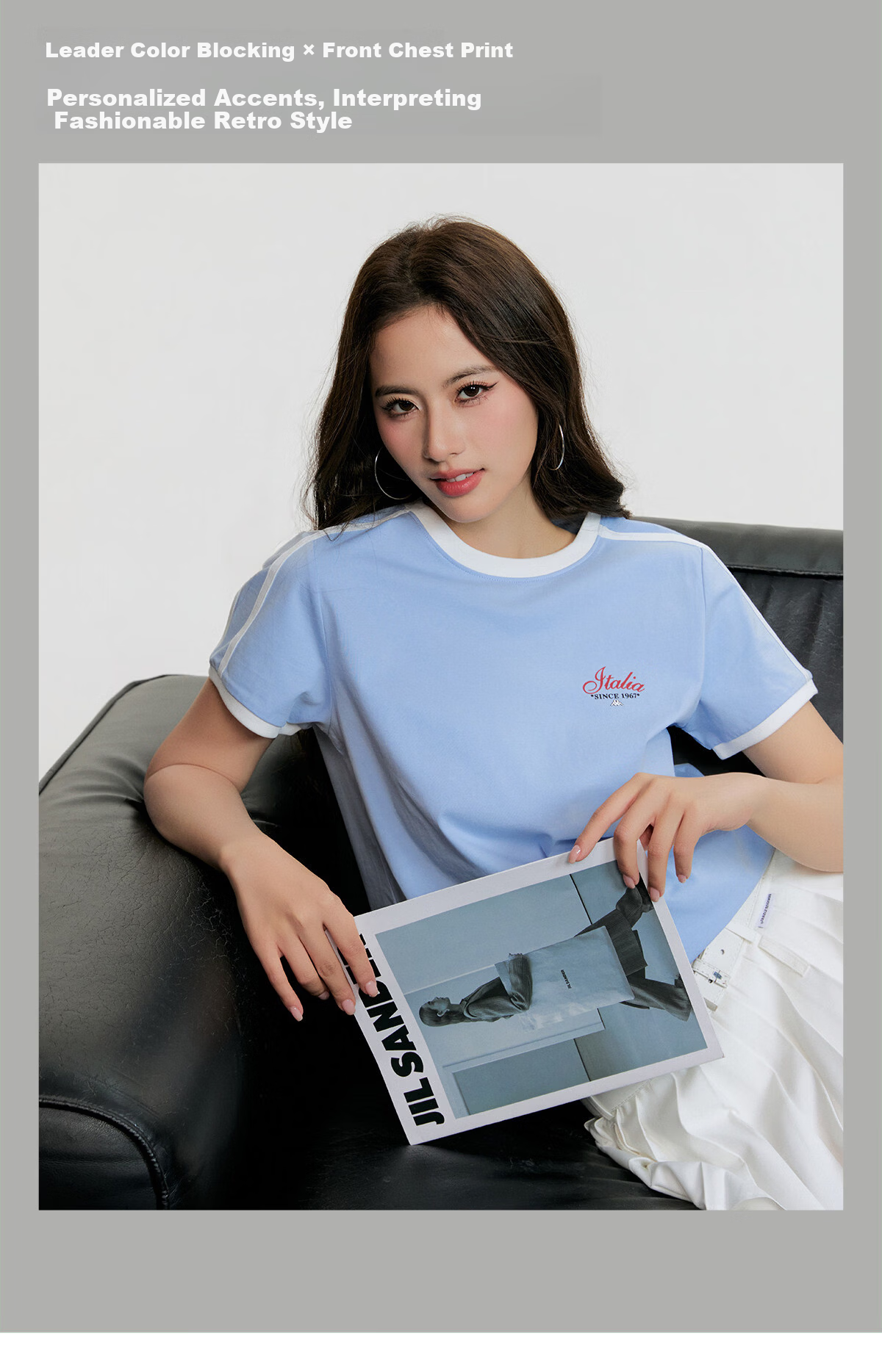 Kappa Back-to-Back Sports Short Sleeve T-Shirt Women K0G42TD31D Korea White-012 S 7