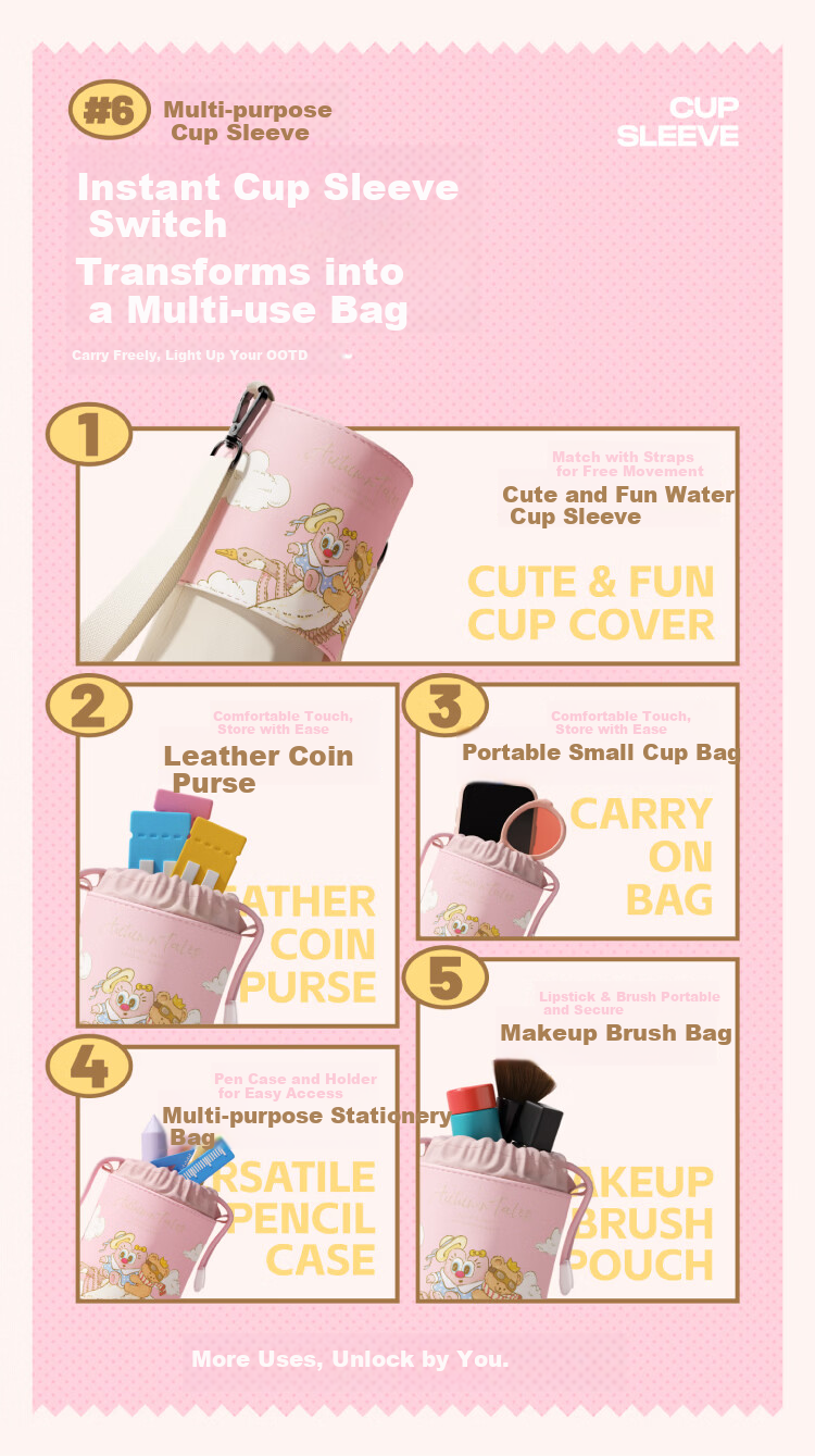 UOOHA Simple Joy Student Pure Titanium Insulated Water Bottle Children's Water Cup Gift for Girls High-Value Straw Titanium Cup Outdoor Souvenir Gift 10