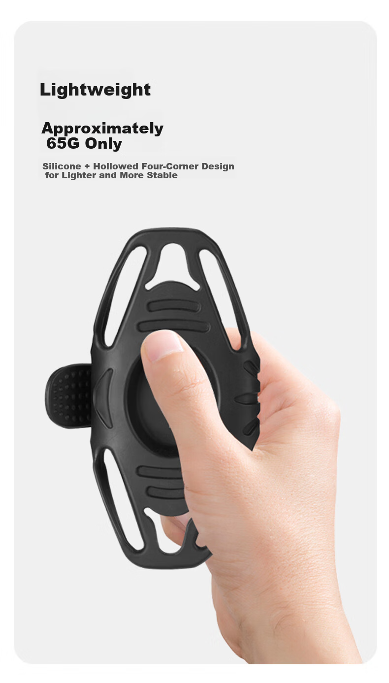 Captain Tas Silicone Phone Holder Cycling Navigation Mount Road Bike Mountain Bike Handlebar Integrated Bracket Strap Gear 12