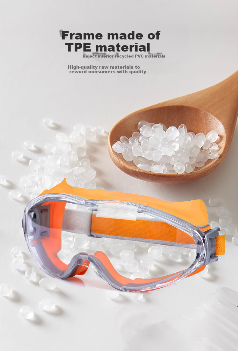 SHOUDUN Protective Goggles Anti-Splash Dustproof Windproof Impact-Resistant Transparent High-Definition Wide-Angle Sealed Anti-Fog Riding Safety Glasses 7