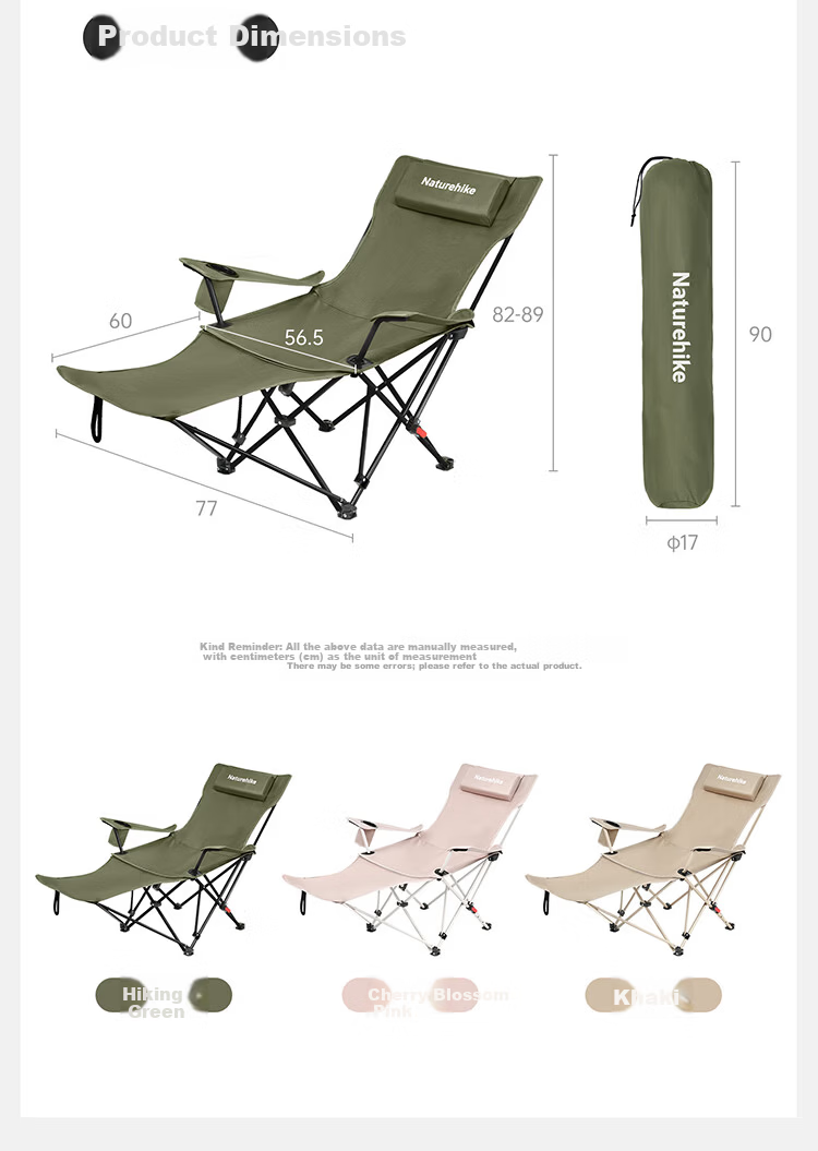 Naturehike Starfish 002 Outdoor Folding Chair Camping Picnic Portable Recliner Moon Chair 11
