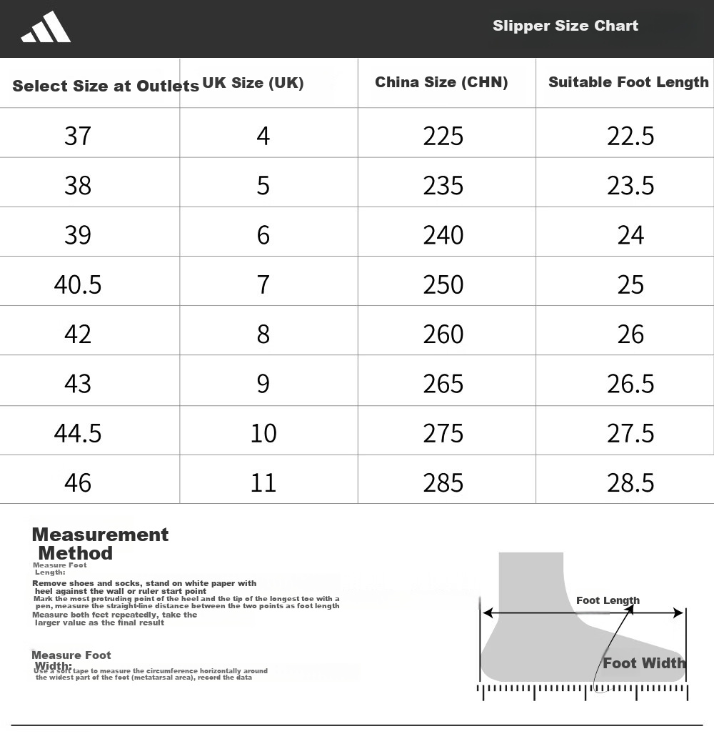Adidas Sport Style Series Unisex PURECHILL SLIDE Sandals KI0054 White Size 39 6