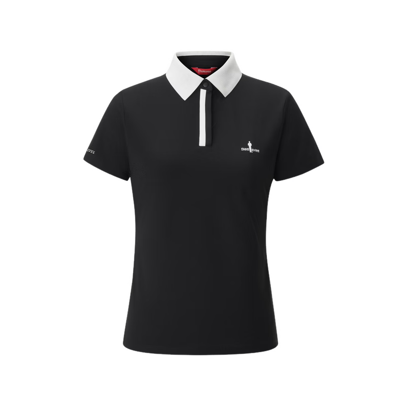 Biyinlefen [Sun Protection Quick-Dry Fabric] 2026 Spring Summer New Women's Casual Commuter Outdoor Cooling Short Sleeve Polo Shirt