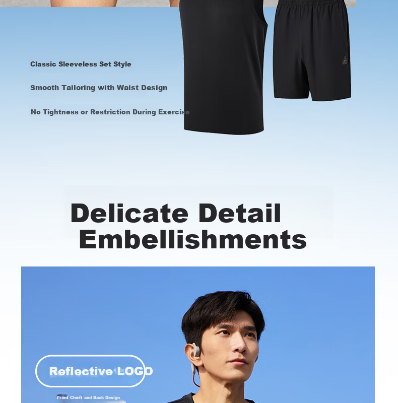 PEAK Women's Summer Sports Set Quick-Dry Breathable Sleeveless Vest and Shorts Badminton Running Fitness Two-Piece DF152038 3