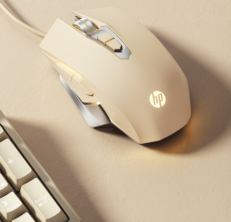 HP M220 Wired Gaming Mouse RGB Breathing Light 2400DPI Adjustable Ergonomic Mechanical Macro Programmable for Desktop Laptop PUBG LOL 5
