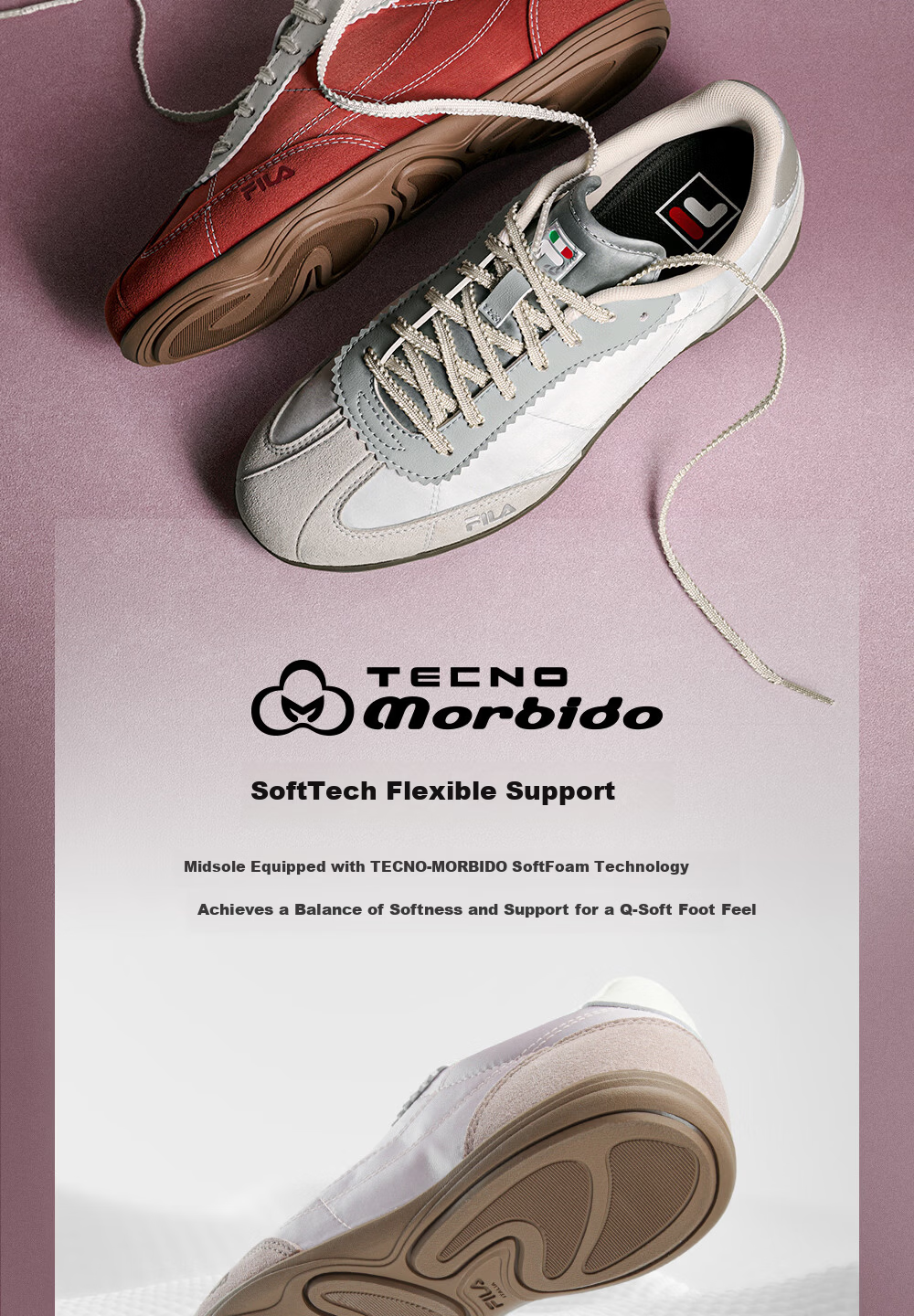 FILA Official Han So-hee Style Water Dance Shoes 1S Women's German Training Shoes 2026 Thin Sole Casual Sports Shoes 6