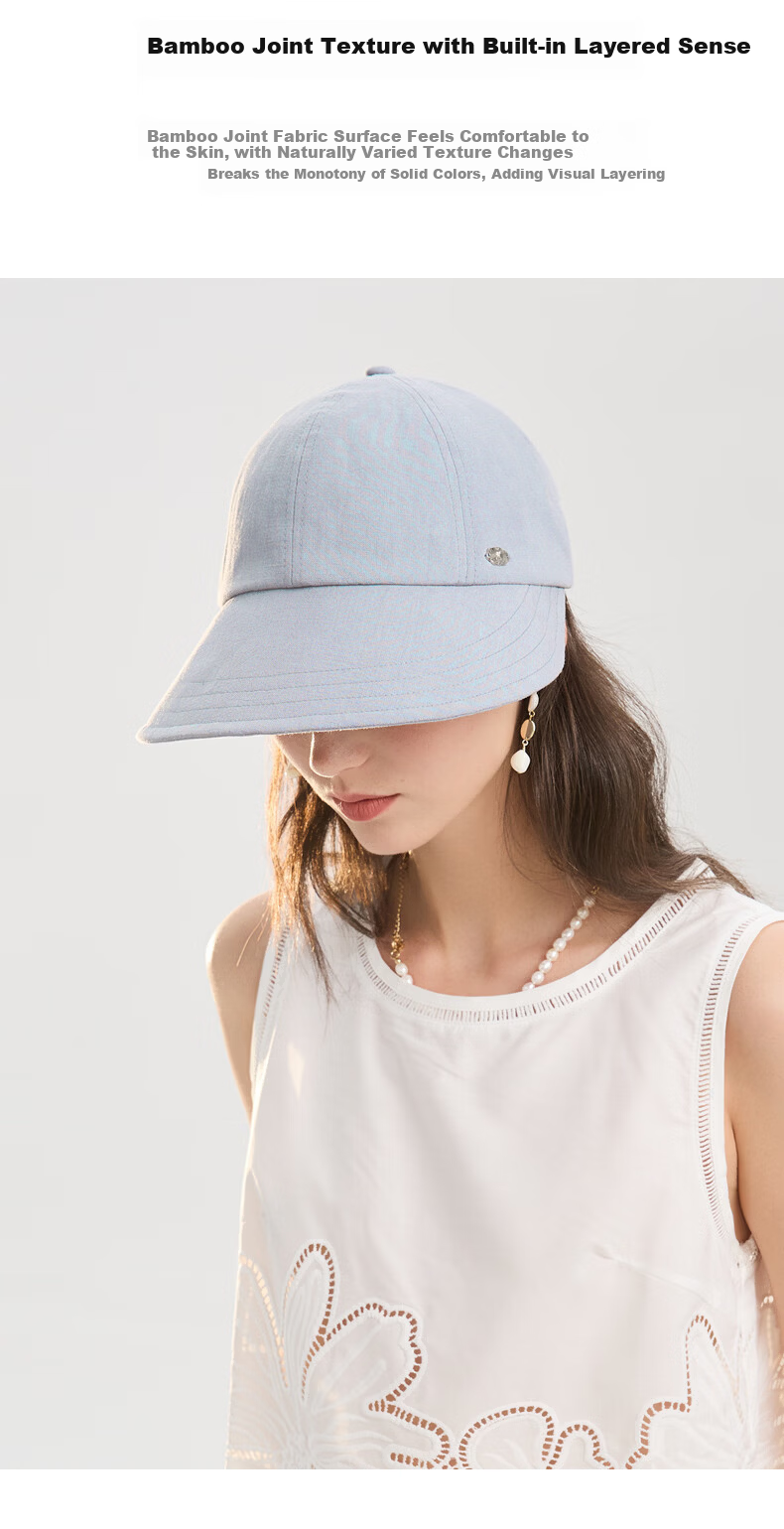 ELLE Women's Wide Brim Sun Hat, Versatile UV Protection, Face-Slimming Effect, Outdoor Sun Hat, Gift Idea 7