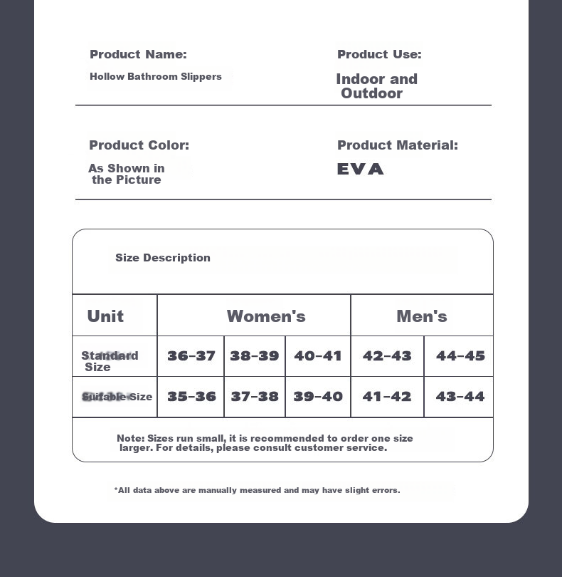 MashiMaro EVA Massage Quick-Dry Water-Draining Home Bathroom Shower Slippers for Men and Women 7