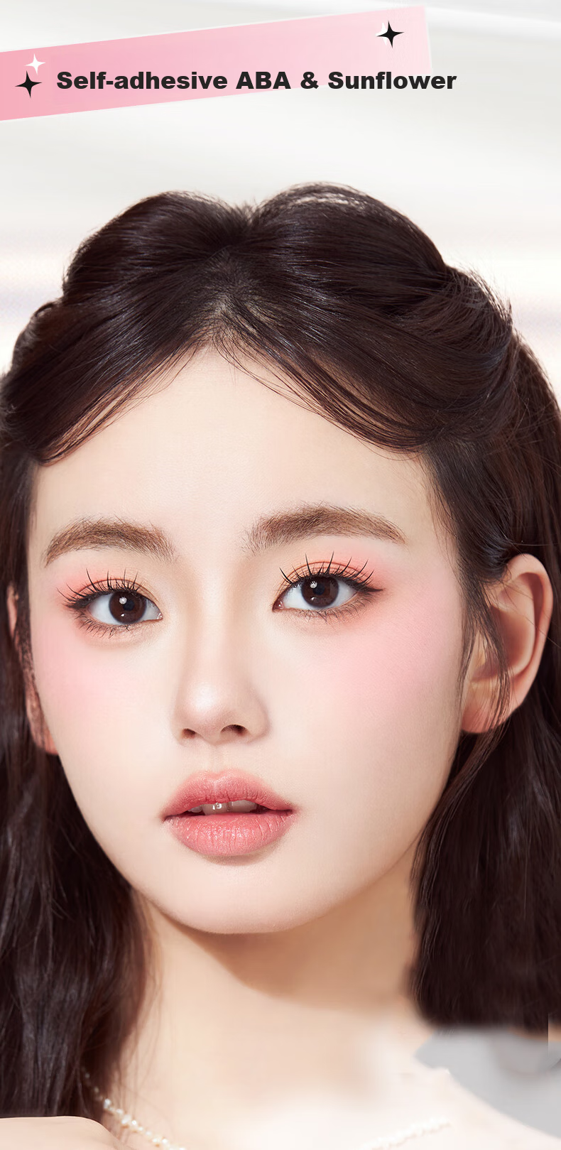 Jianmeichuangyan Glue-Free False Eyelashes, Lazy Person's Trilogy 36 Clusters ABA Upgraded Version, Puffy Eyes for Beginners, No-Removal Natural Long-Lasting 2