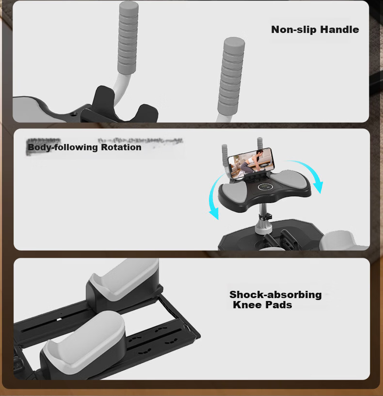 DDS Multifunctional Crawling Machine Lumbar Spine Stretching Core Training Abdominal Roller Home Fitness Equipment Climbing Machine DDS6507H 9