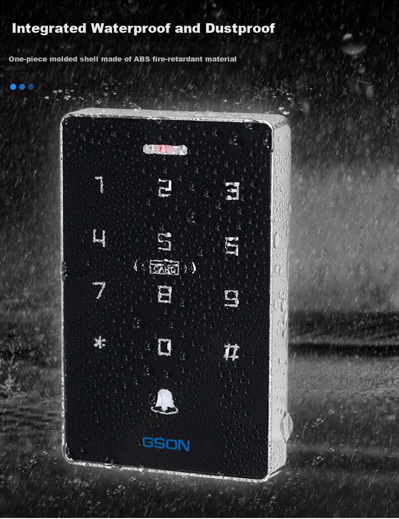 GS GSON All-in-One Access Control Machine Electromagnetic Lock Card Password Access Control Attendance Machine NFC Electromagnetic Lock Magnetic Door Access Device 2