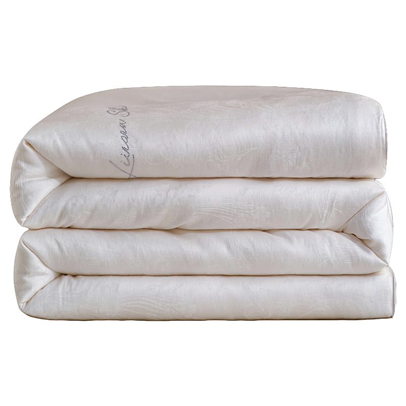 MUJI 100% Silk Quilt Satin Jacquard Spring and Autumn Quilt Filling 1000g Approx. 5 Jin 200*230cm