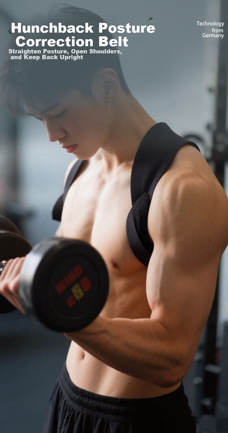 JEEP Open-Shoulder Posture Corrector Strap Back Straightening Chest Support Shoulder Training Functional Underwear Top 4