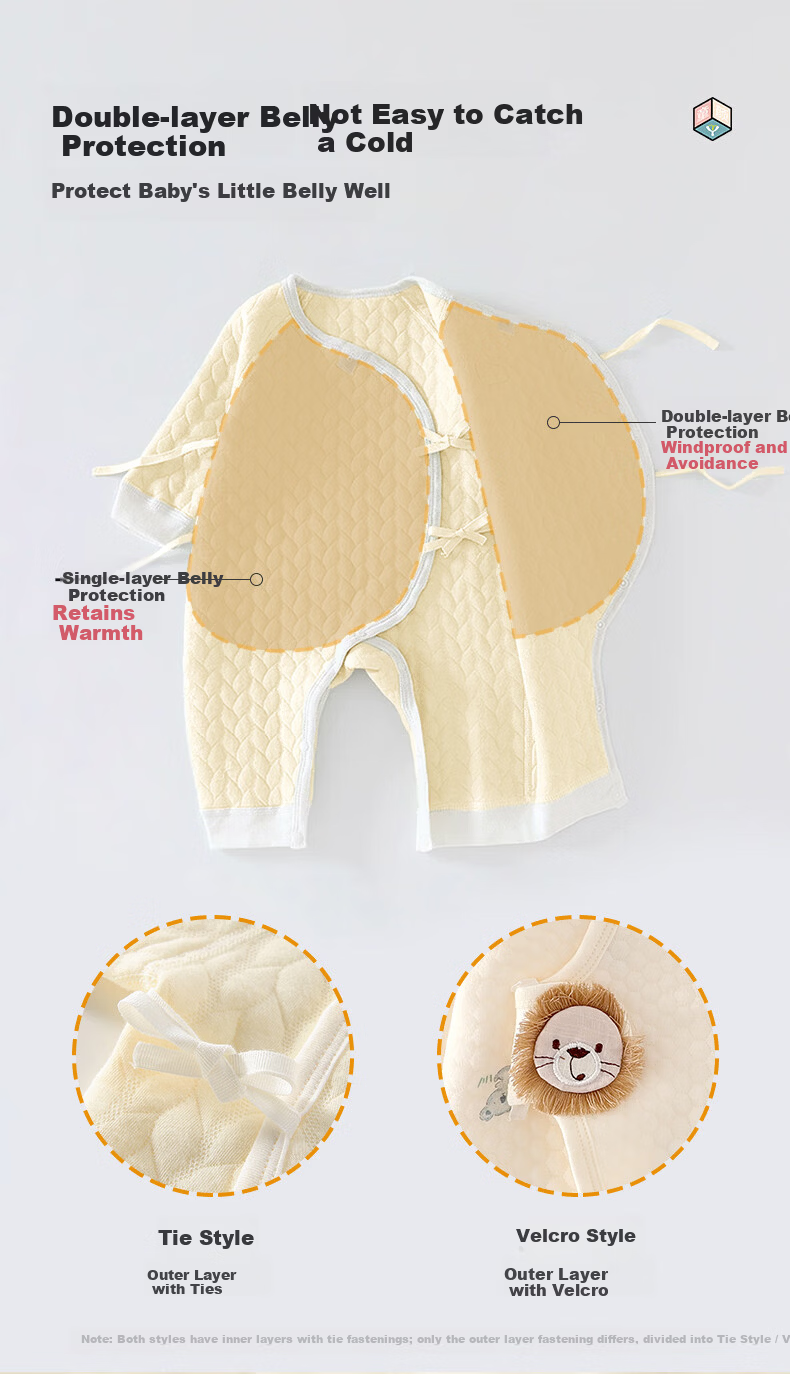 Baby Face Infant Romper Summer Cotton Newborn Clothes Butterfly Jumpsuit Monk Suit Four Seasons 2-Piece Set 6