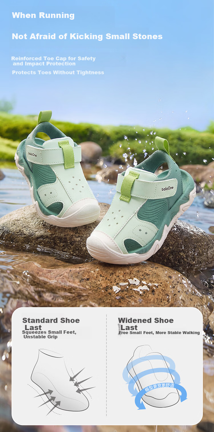 BALABALA [BalaOne] Children's Shoes, Kids' Steady Walking Shoes for Boys And Girls, Summer Sandals 2026 8